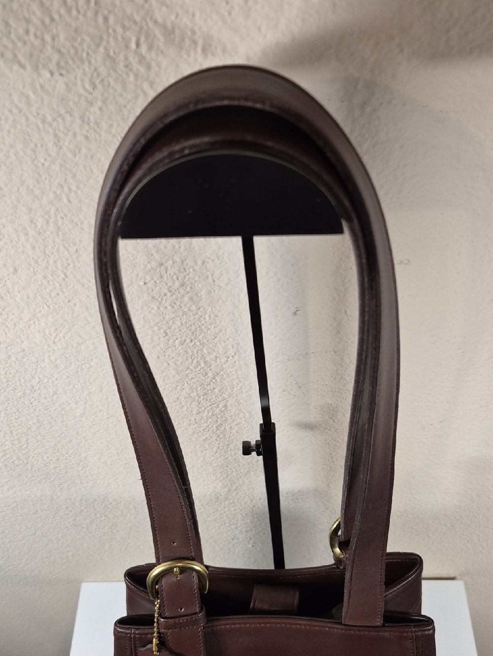 Vintage Coach Mahogany Buckle Bag #4157 - Picture 7 of 11